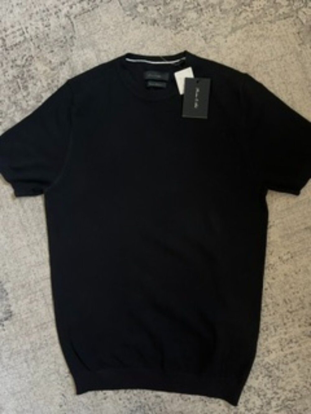 🧡3/$15 NWT Porter & Ash Black Knit Top Viscose Blend Women's S